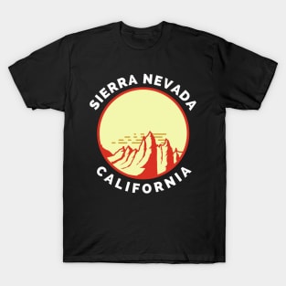 Sierra Nevada California - Sierra Nevada Ski Snowboard Mountain California Yosemite Travel T-Shirt